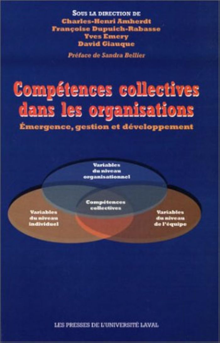 Couverture du livre « COMPETENCES COLLECTIVES DANS LES ORGANISATIONS », librairie Les Contes Infusés à Corte
