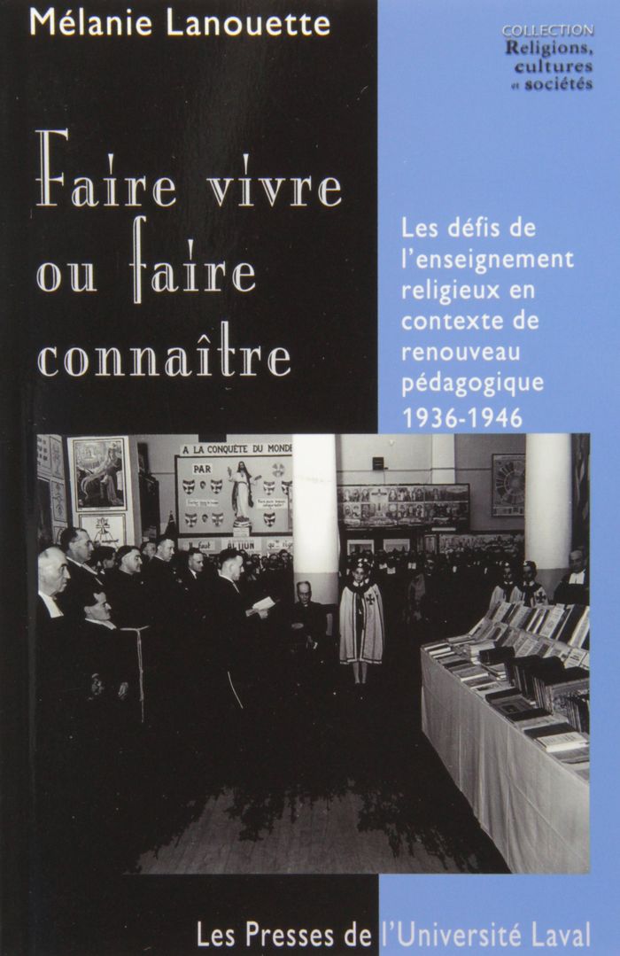 Couverture du livre « FAIRE VIVRE OU FAIRE CONNAITRE : LES DEFIS DE L'ENSEIGNEMENT » de Melanie Lanouette, librairie Les Contes Infusés à Corte