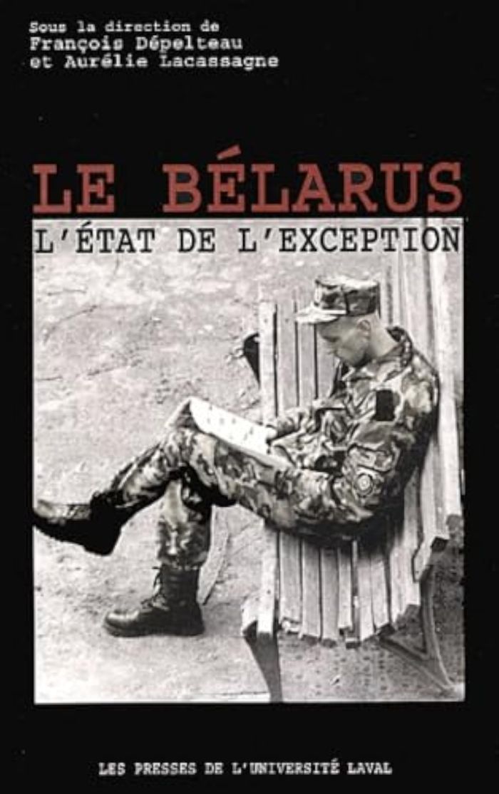 Couverture du livre « LE BELARUS : L' ETAT DE L'EXCEPTION », librairie Les Contes Infusés à Corte