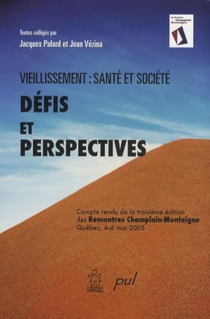 Couverture du livre « VIEILLISSEMENT SANTE ET SOCIETE DEFIS ET PERSPECTIVES » de Palard Jacques Vezin, librairie Les Contes Infusés à Corte
