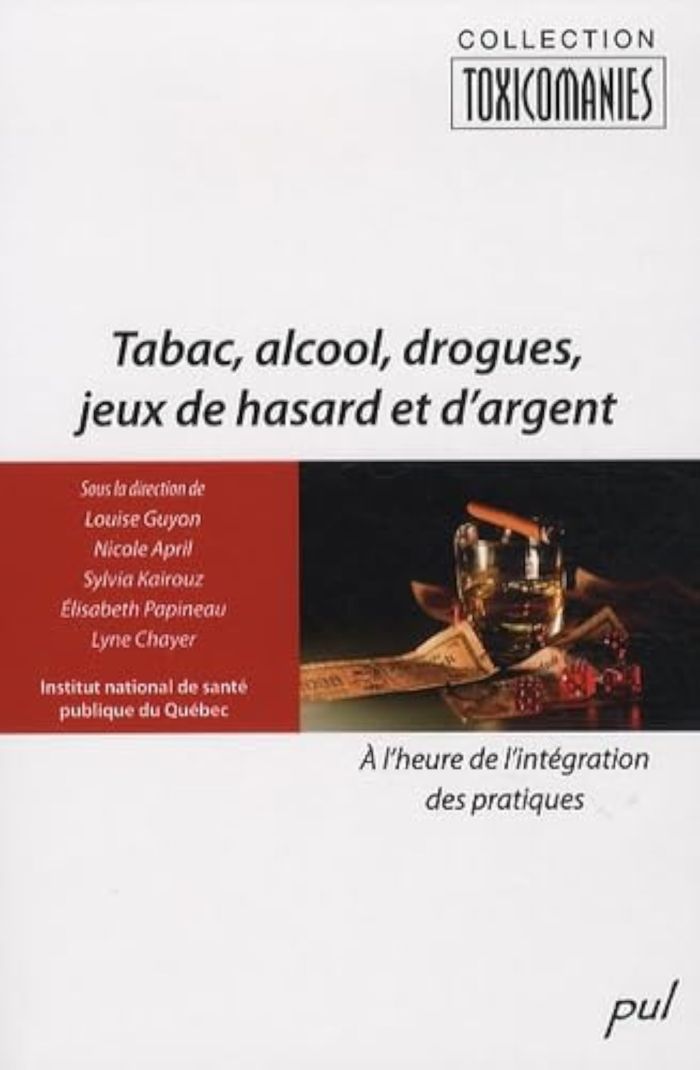Couverture du livre « TABAC, ALCOOL, DROGUES, JEUX DE HASARD ET D'ARGENT », librairie Les Contes Infusés à Corte