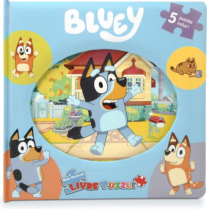 Couverture : BLUEY - MON PREMIER LIVRE PUZZLE