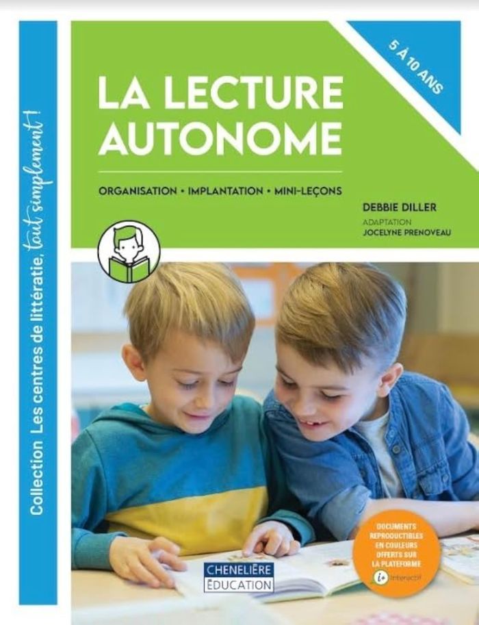 Couverture du livre « LECTURE AUTONOME - CENTRES LITTERATIE - COLLECTION LES CENTRES DE LITTERATIE » de Debbie Diller Adapta, librairie Les Contes Infusés à Corte