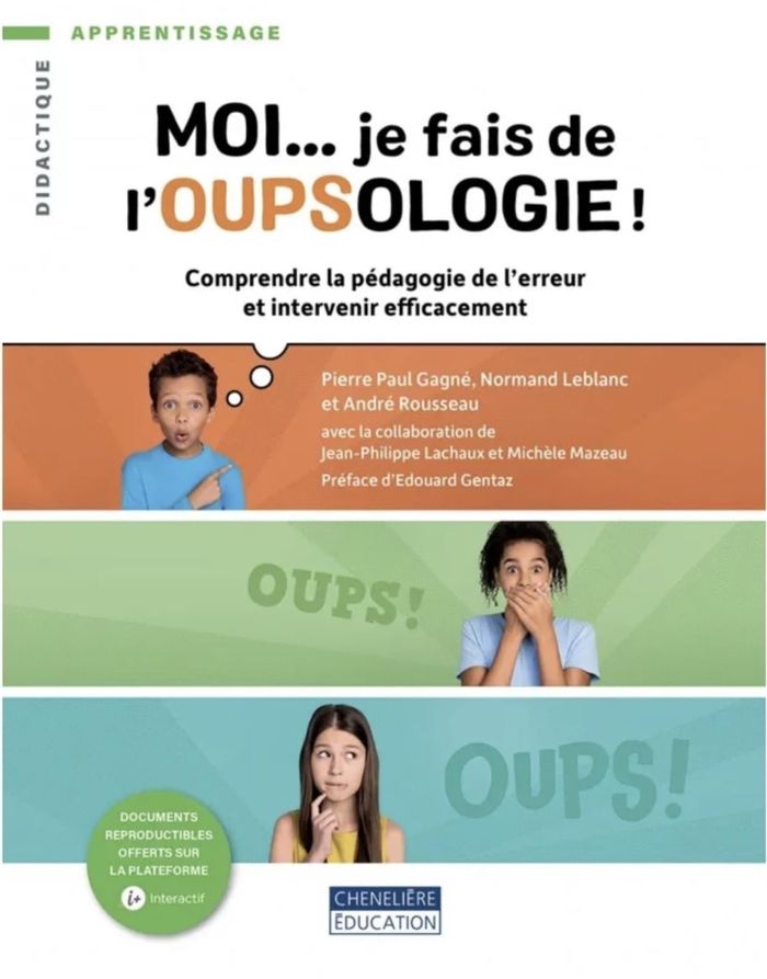 Couverture du livre « MOI JE FAIS DE L'OUPSOLOGIE ! » de Pierre Paul Gagne, N, librairie Les Contes Infusés à Corte