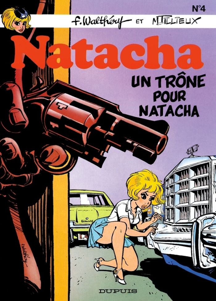 Couverture du livre « NATACHA - TOME 4 - UN TRONE POUR NATACHA » de Tillieux/walthery, librairie Les Contes Infusés à Corte