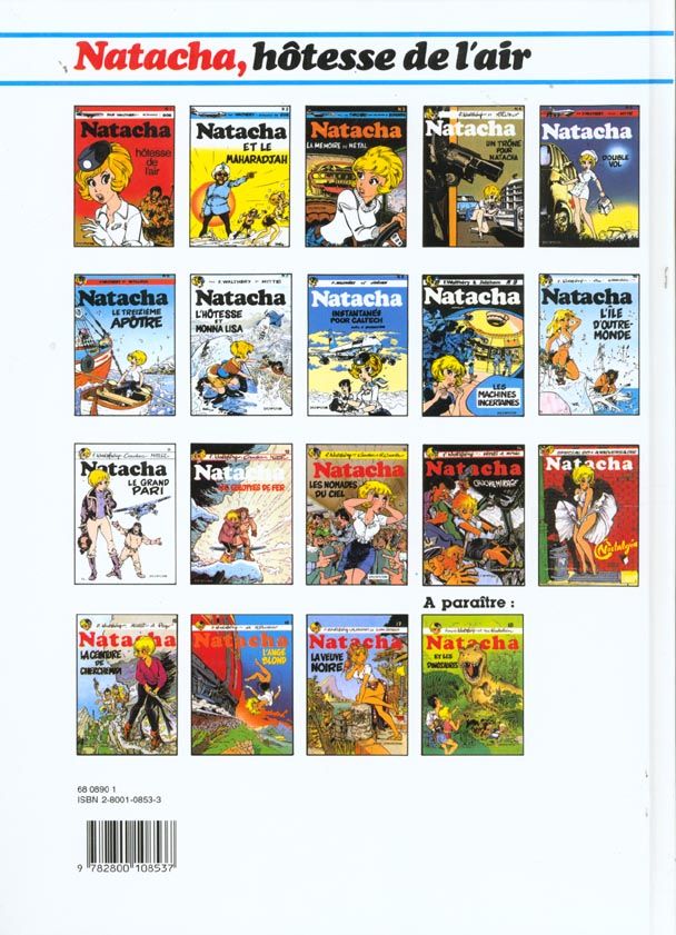 Quatrième de couverture de « NATACHA - TOME 5 - DOUBLE VOL »