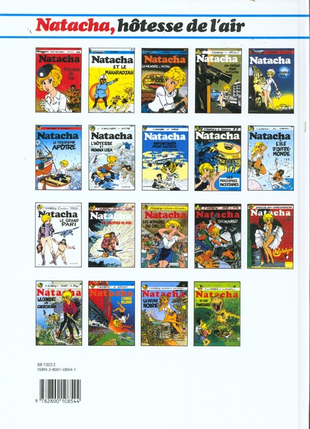 Quatrième de couverture de « NATACHA - TOME 6 - LE TREIZIEME APOTRE »