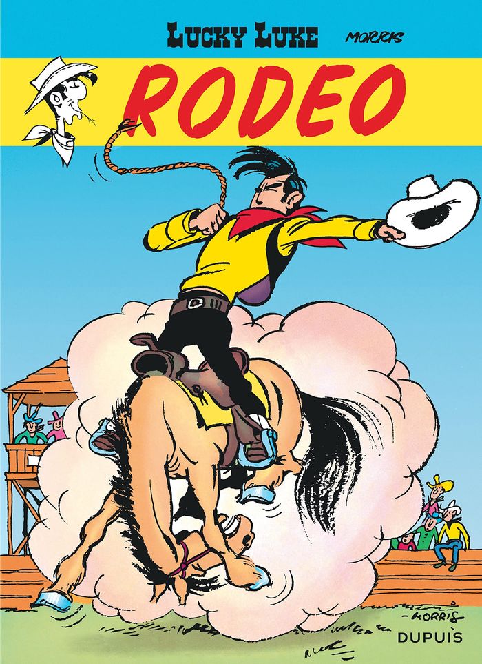 Couverture du livre « LUCKY LUKE - TOME 2 - RODEO » de Morris, librairie Les Contes Infusés à Corte