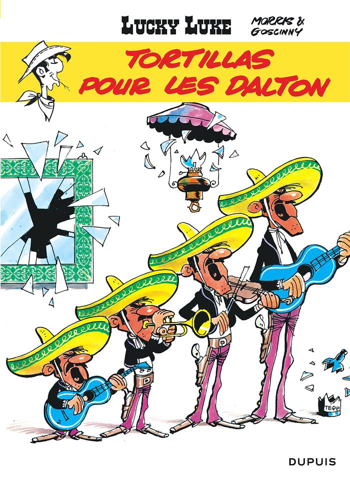 Couverture du livre « LUCKY LUKE - TOME 31 - TORTILLAS POUR LES DALTON » de Morris/goscinny, librairie Les Contes Infusés à Corte