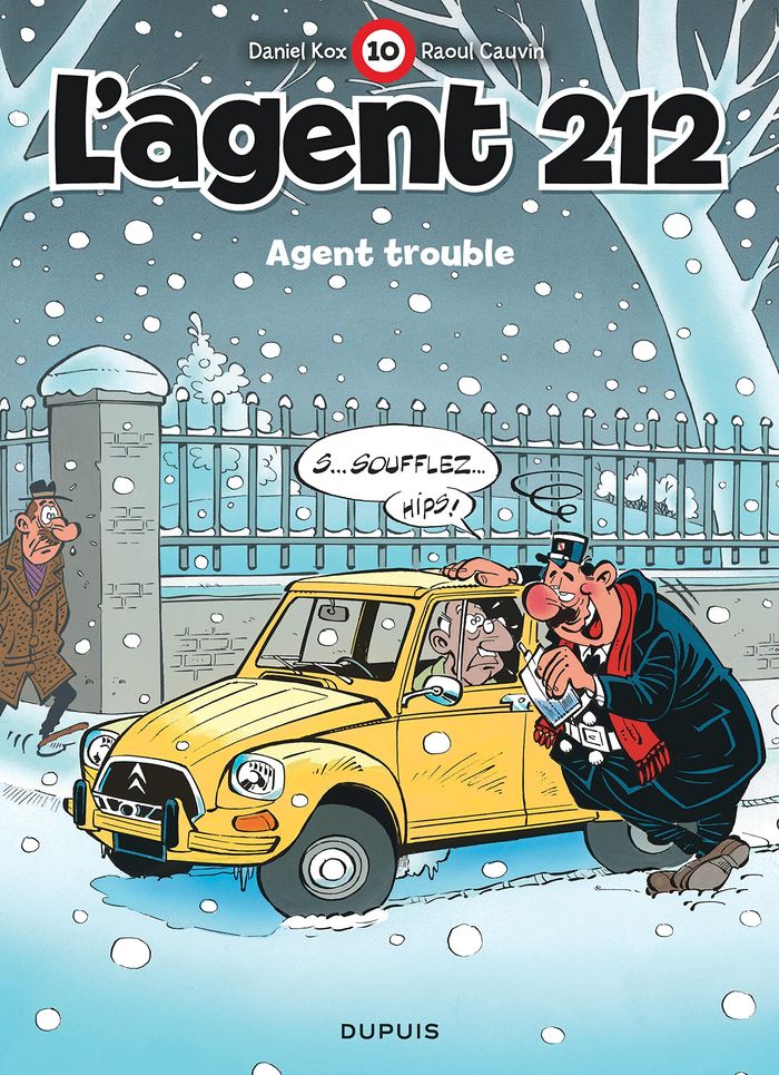 Couverture du livre « L'AGENT 212 - TOME 10 - AGENT TROUBLE » de Cauvin/kox, librairie Les Contes Infusés à Corte
