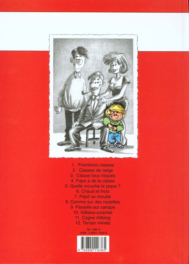 Quatrième de couverture de « CEDRIC - TOME 1 - PREMIERES CLASSES »