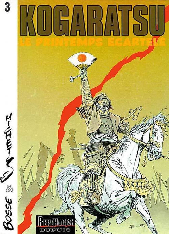 Couverture du livre « KOGARATSU - TOME 3 - LE PRINTEMPS ECARTELE » de Bosse/michetz, librairie Les Contes Infusés à Corte