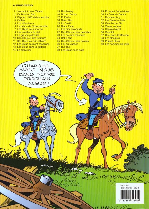 Quatrième de couverture de « LES TUNIQUES BLEUES - TOME 30 - LA ROSE DE BANTRY »
