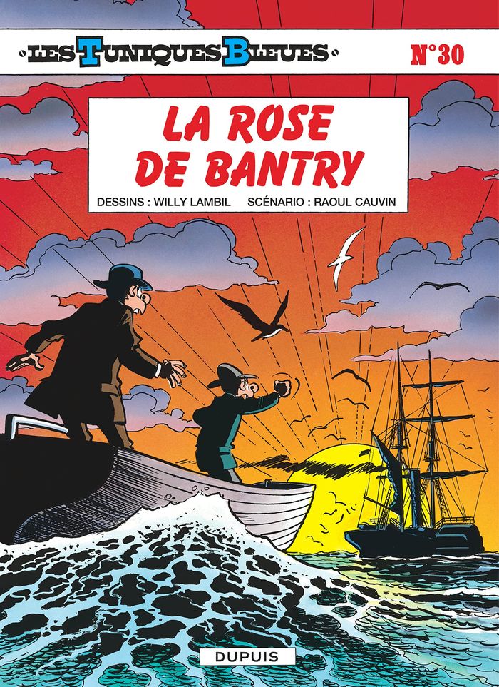 Couverture du livre « LES TUNIQUES BLEUES - TOME 30 - LA ROSE DE BANTRY » de Cauvin/lambil, librairie Les Contes Infusés à Corte