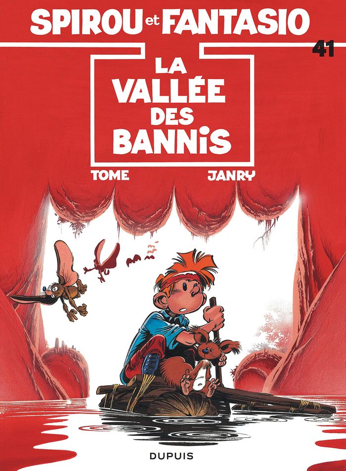 Couverture du livre « SPIROU ET FANTASIO - TOME 41 - LA VALLEE DES BANNIS » de Tome/janry, librairie Les Contes Infusés à Corte