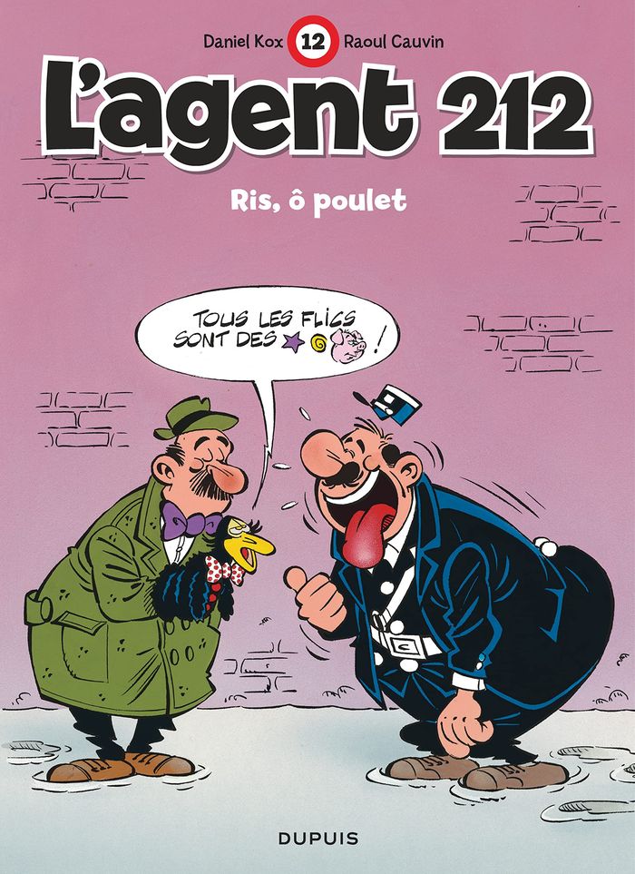 Couverture du livre « L'AGENT 212 - TOME 12 - RIZ, O POULET » de Cauvin/kox, librairie Les Contes Infusés à Corte