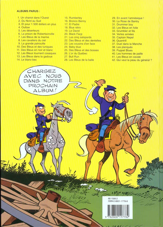 Quatrième de couverture de « LES TUNIQUES BLEUES - TOME 31 - DRUMMER BOY »