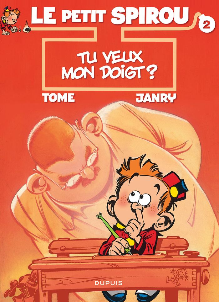 Couverture du livre « LE PETIT SPIROU - TOME 2 - TU VEUX MON DOIGT ? » de Tome/janry, librairie Les Contes Infusés à Corte