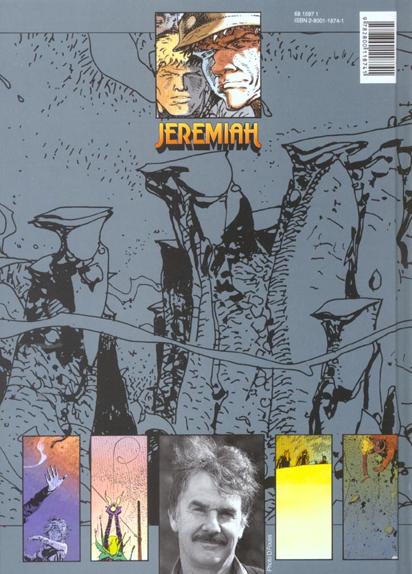 Quatrième de couverture de « JEREMIAH - TOME 4 - LES YEUX DE FER ROUGE »