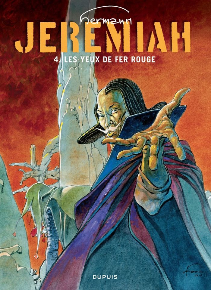 Couverture du livre « JEREMIAH - TOME 4 - LES YEUX DE FER ROUGE » de Hermann, librairie Les Contes Infusés à Corte