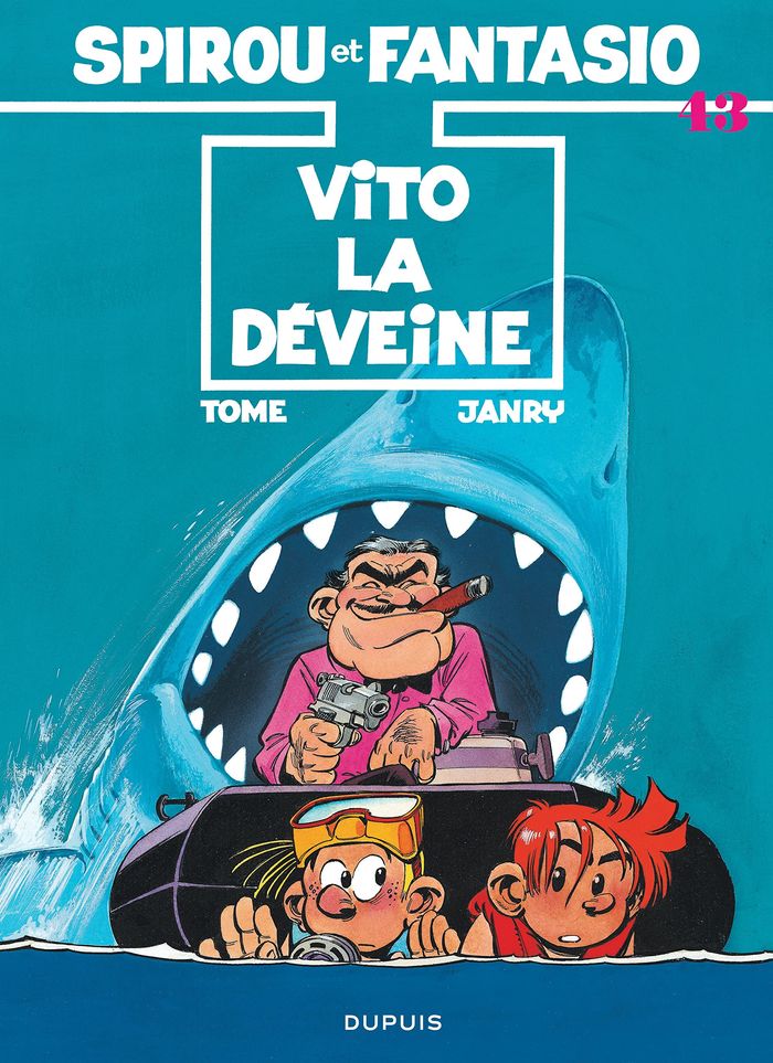 Couverture du livre « SPIROU ET FANTASIO - TOME 43 - VITO LA DEVEINE » de Tome/janry, librairie Les Contes Infusés à Corte
