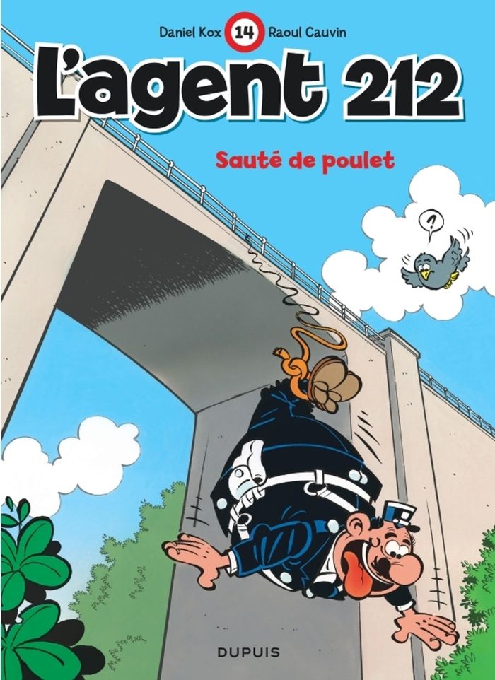 Couverture du livre « L'AGENT 212 - TOME 14 - SAUTE DE POULET » de Cauvin/kox, librairie Les Contes Infusés à Corte