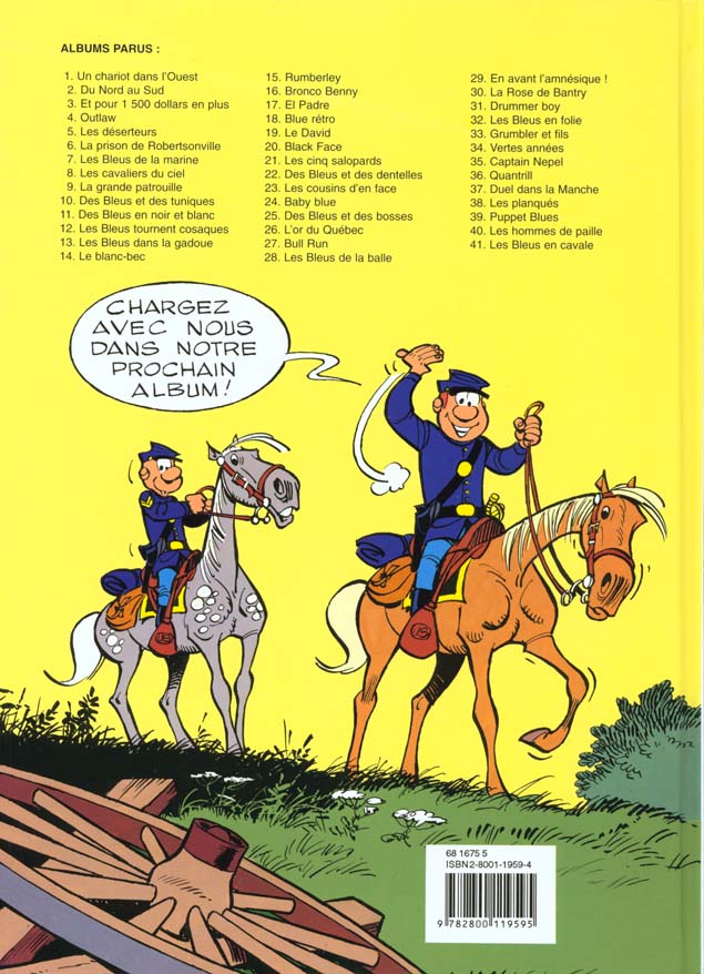 Quatrième de couverture de « LES TUNIQUES BLEUES - TOME 34 - VERTES ANNEES »