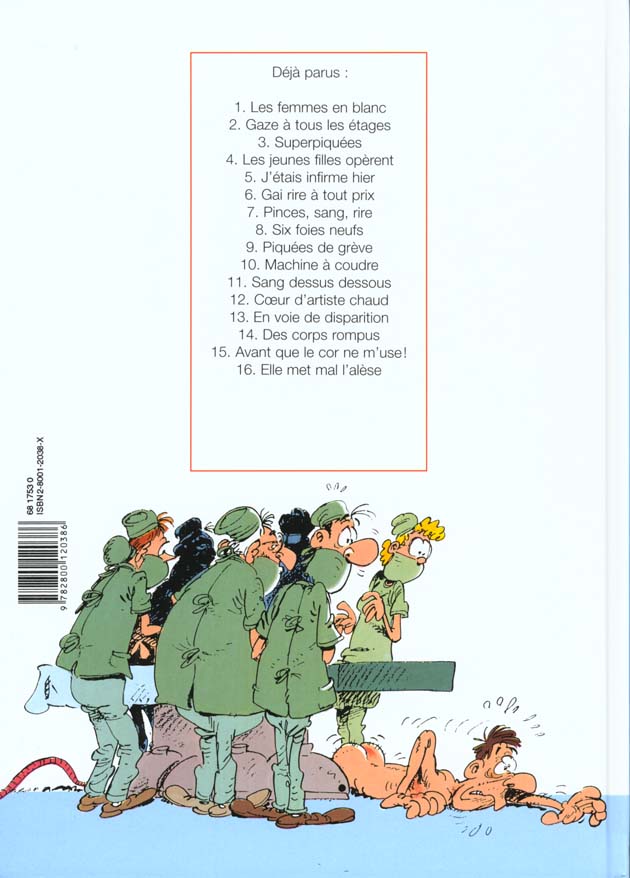 Quatrième de couverture de « LES FEMMES EN BLANC - TOME 11 - SANG DESSUS DESSOUS »