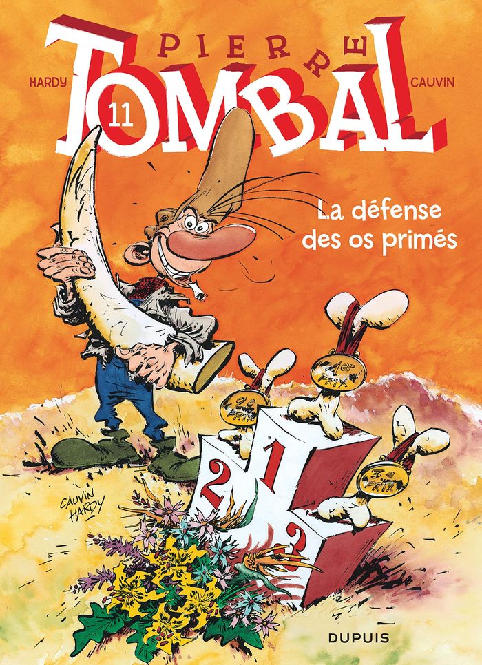 Couverture du livre « PIERRE TOMBAL - TOME 11 - LA DEFENSE DES OS PRIMES » de Hardy/cauvin, librairie Les Contes Infusés à Corte