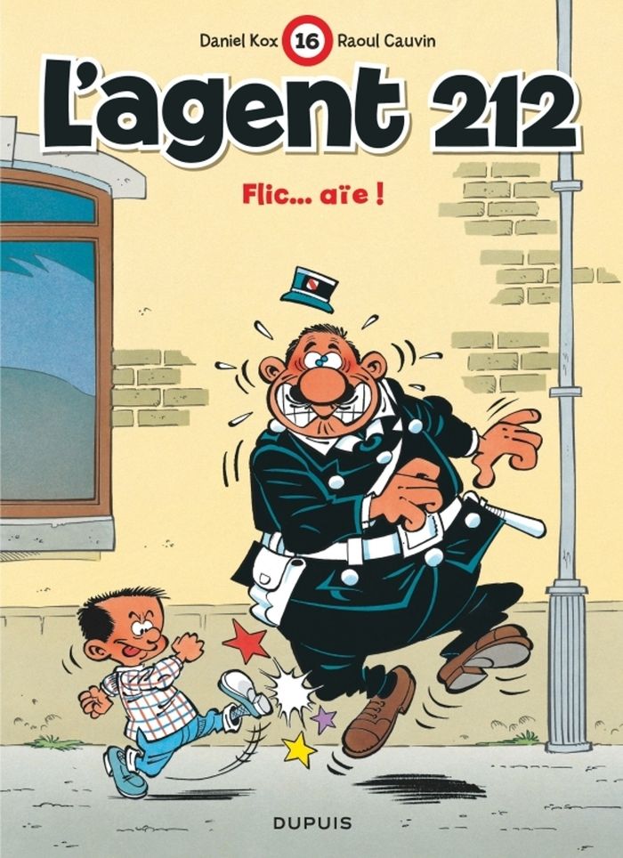 Couverture du livre « L'AGENT 212 - TOME 16 - FLIC AIE ! » de Cauvin/kox, librairie Les Contes Infusés à Corte