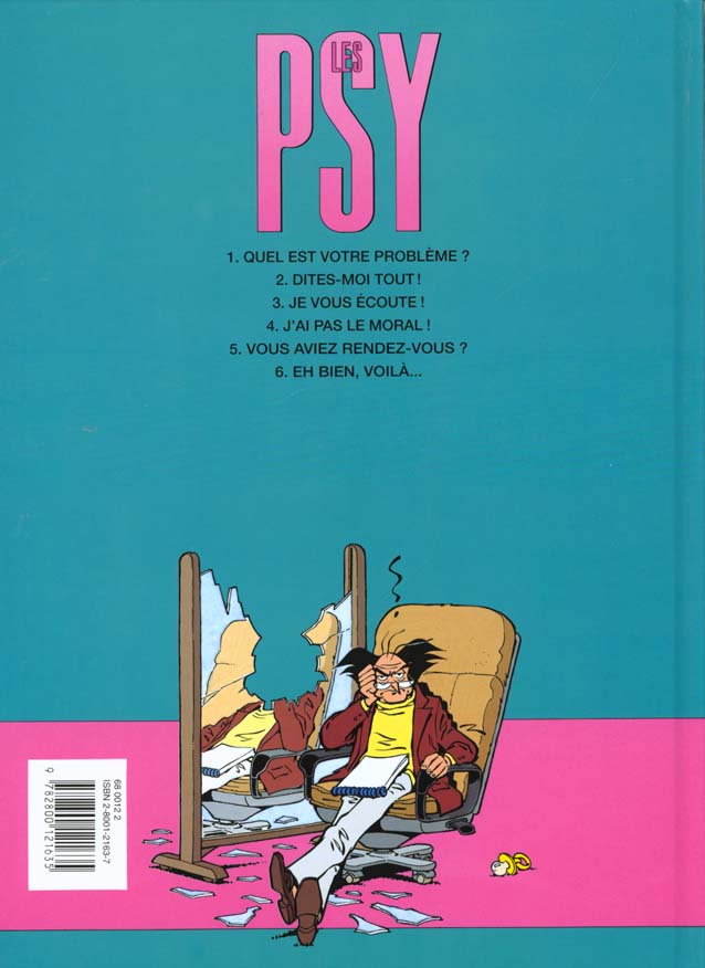 Quatrième de couverture de « LES PSY - TOME 2 - DITES-MOI TOUT ! »