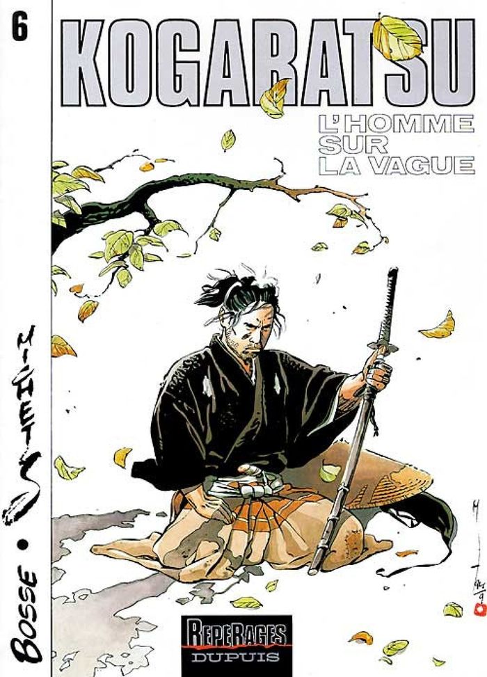 Couverture du livre « KOGARATSU - TOME 6 - L'HOMME SUR LA VAGUE » de Bosse/michetz, librairie Les Contes Infusés à Corte