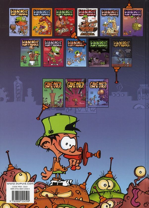 Quatrième de couverture de « KID PADDLE - TOME 3 - APOCALYPSE BOY »