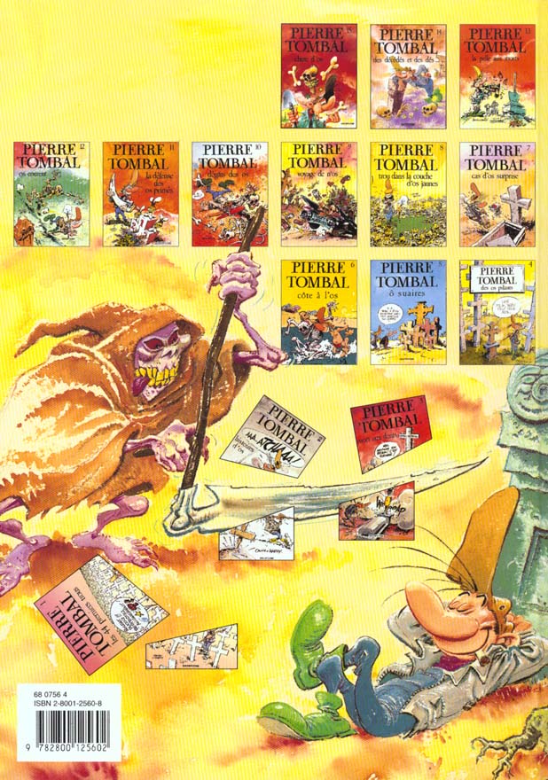 Quatrième de couverture de « PIERRE TOMBAL - TOME 15 - CHUTE D'OS »