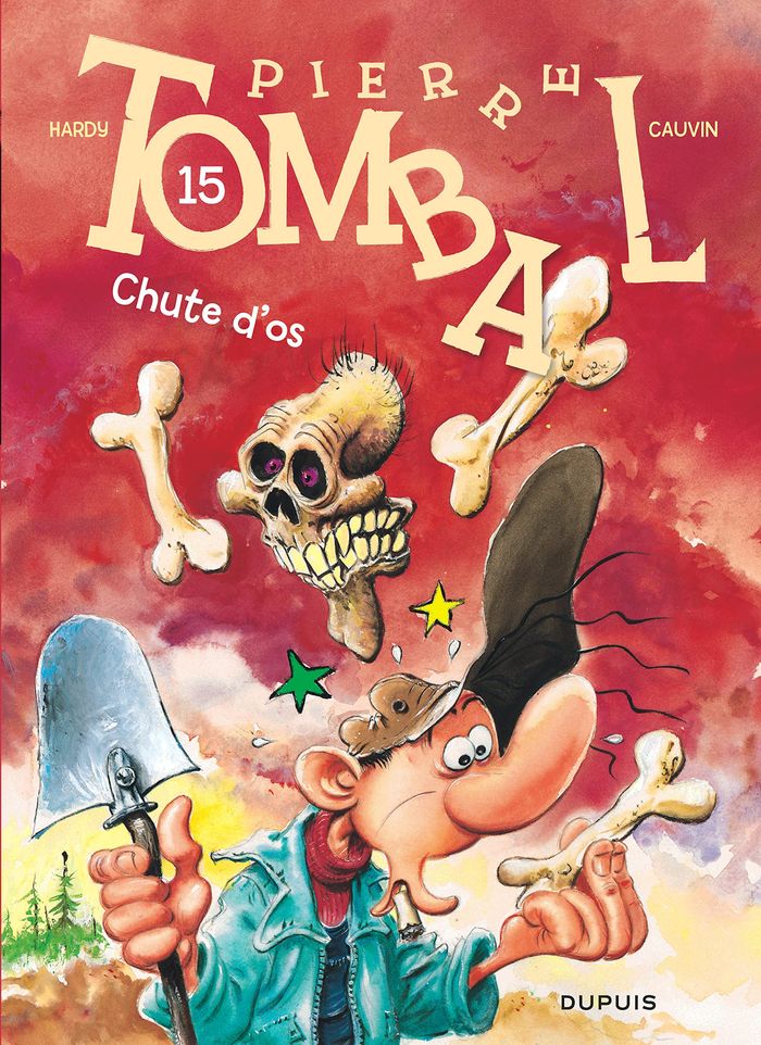 Couverture du livre « PIERRE TOMBAL - TOME 15 - CHUTE D'OS » de Hardy/cauvin, librairie Les Contes Infusés à Corte