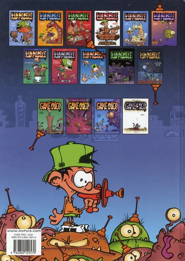 Quatrième de couverture de « KID PADDLE - TOME 6 - RODEO BLORK »