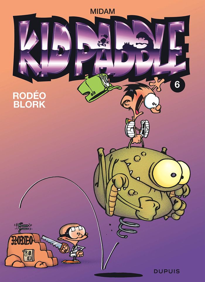 Couverture du livre « KID PADDLE - TOME 6 - RODEO BLORK » de Midam, librairie Les Contes Infusés à Corte