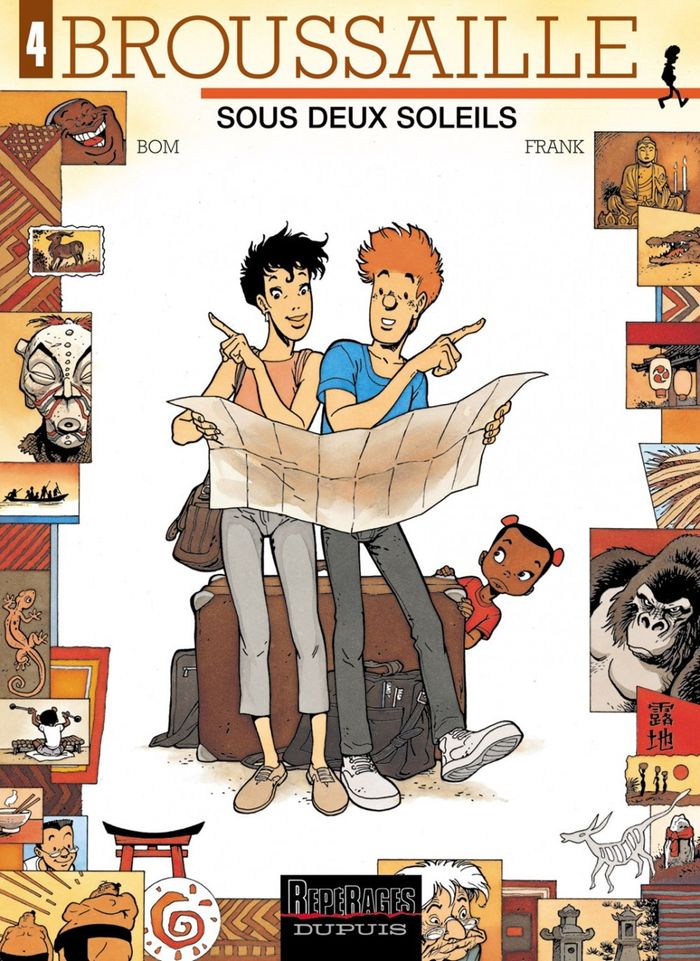 Couverture du livre « BROUSSAILLE - TOME 4 - SOUS DEUX SOLEILS », librairie Les Contes Infusés à Corte