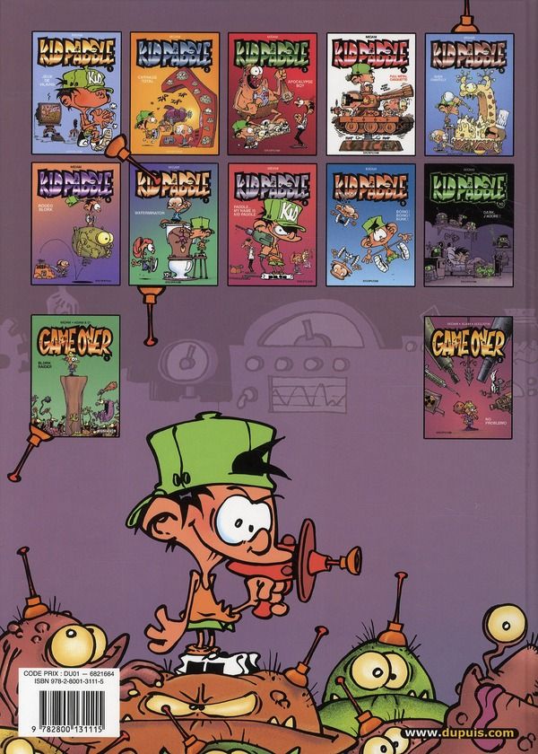 Quatrième de couverture de « KID PADDLE - TOME 7 - WATERMINATOR »