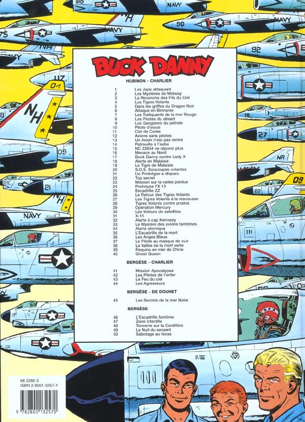 Quatrième de couverture de « BUCK DANNY - TOME 50 - SABOTAGE AU TEXAS »