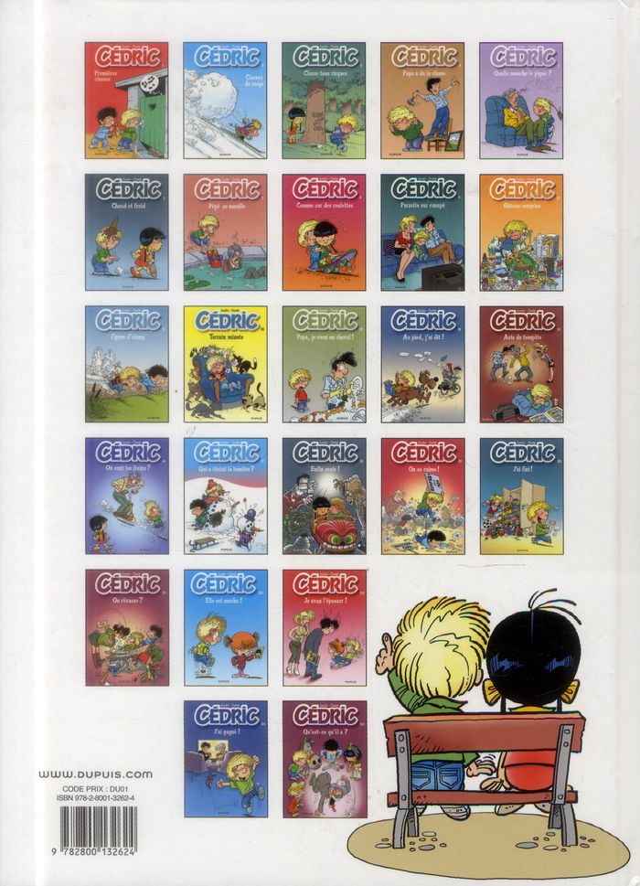 Quatrième de couverture de « CEDRIC - TOME 17 - QUI A ETEINT LA LUMIERE ? »