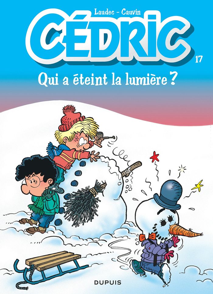 Couverture du livre « CEDRIC - TOME 17 - QUI A ETEINT LA LUMIERE ? » de Laudec/cauvin, librairie Les Contes Infusés à Corte
