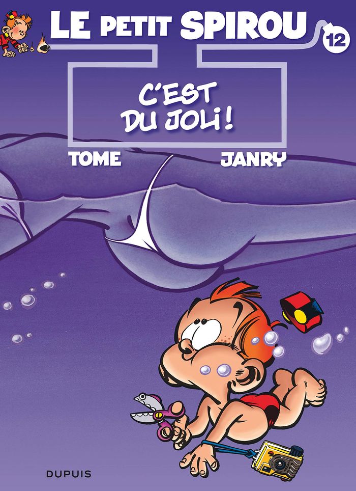 Couverture du livre « LE PETIT SPIROU - TOME 12 - C'EST DU JOLI ! » de Tome/janry, librairie Les Contes Infusés à Corte