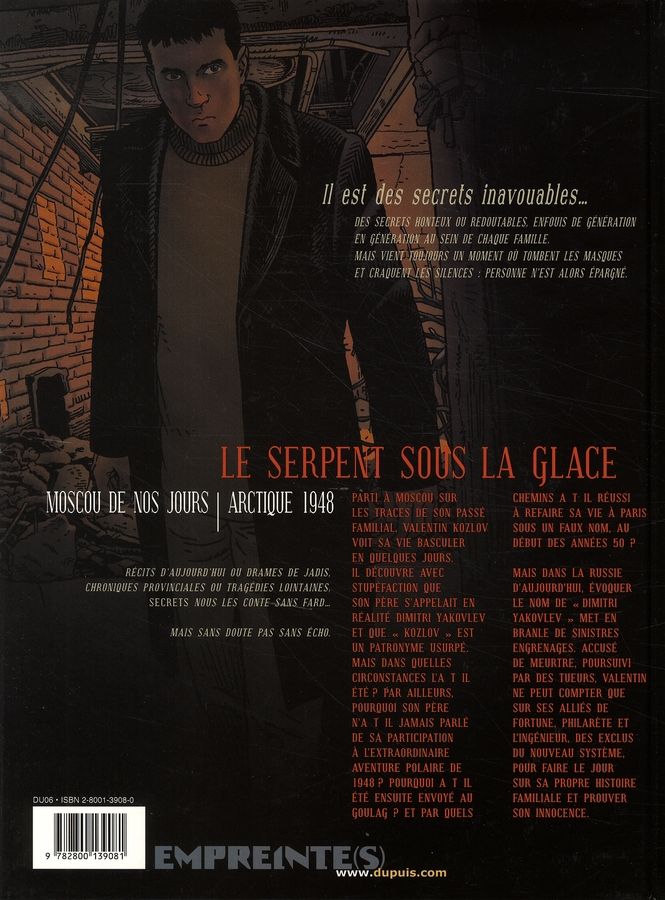 Quatrième de couverture de « SECRETS, LE SERPENT SOUS LA GLACE - TOME 3 »