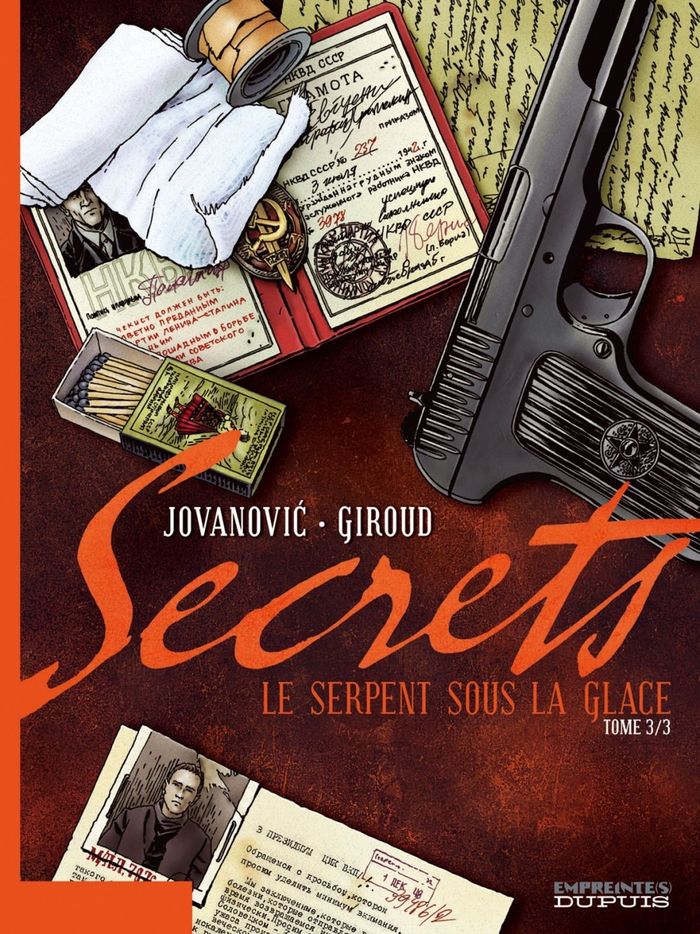 Couverture du livre « SECRETS, LE SERPENT SOUS LA GLACE - TOME 3 » de Giroud/jovanovic, librairie Les Contes Infusés à Corte