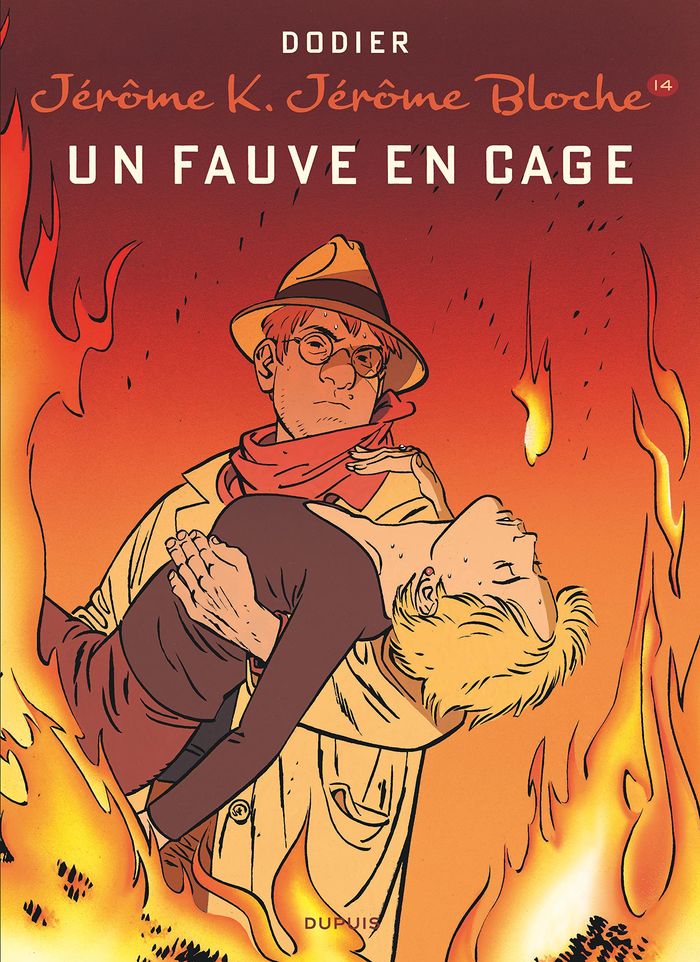 Couverture du livre « JEROME K. JEROME BLOCHE - TOME 14 - UN FAUVE EN CAGE - NOUVELLE EDITION » de Dodier, librairie Les Contes Infusés à Corte