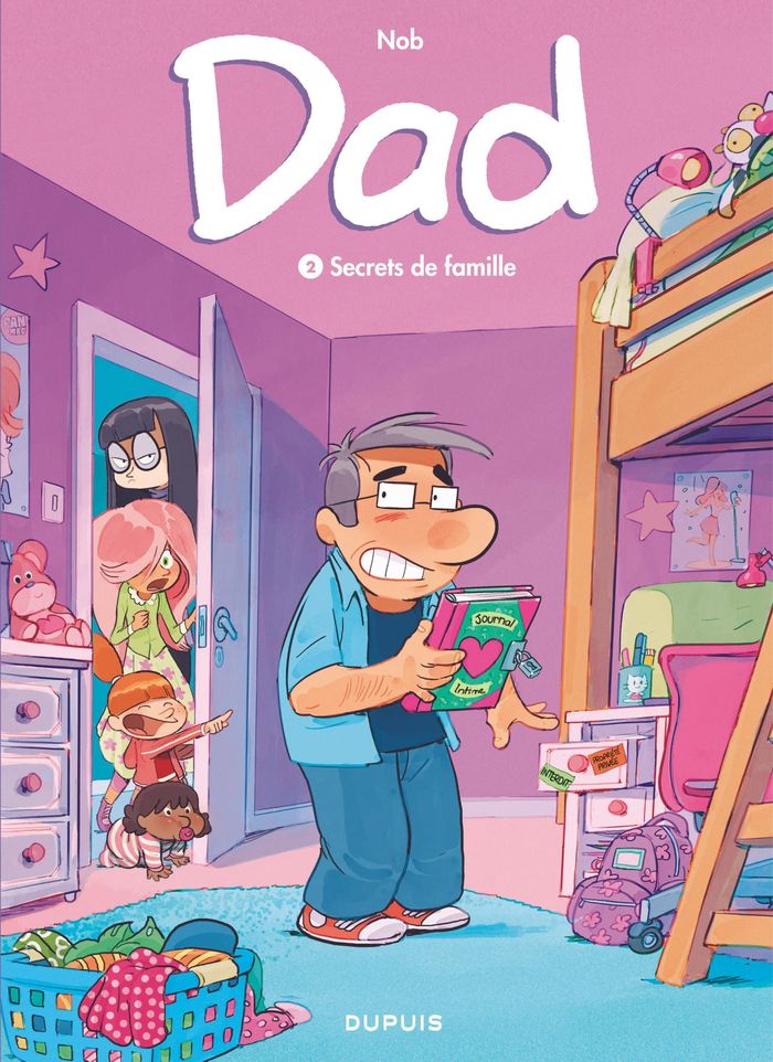 Couverture du livre « DAD - TOME 2 - SECRETS DE FAMILLE » de Nob, librairie Les Contes Infusés à Corte
