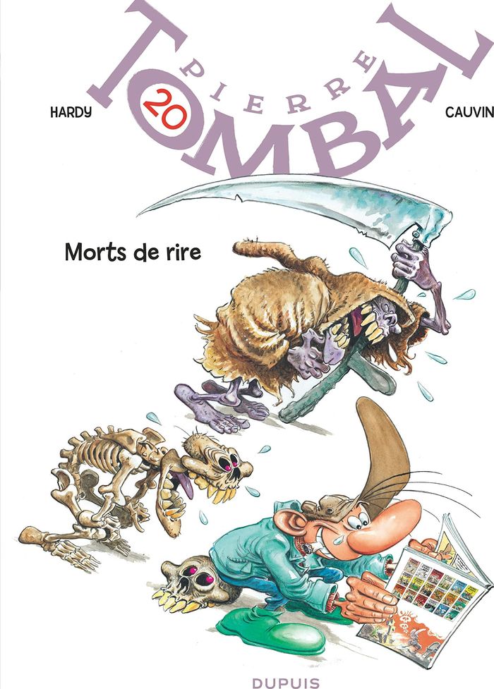 Couverture du livre « PIERRE TOMBAL - TOME 20 - MORTS DE RIRE - NOUVELLE EDITION » de Hardy/cauvin, librairie Les Contes Infusés à Corte