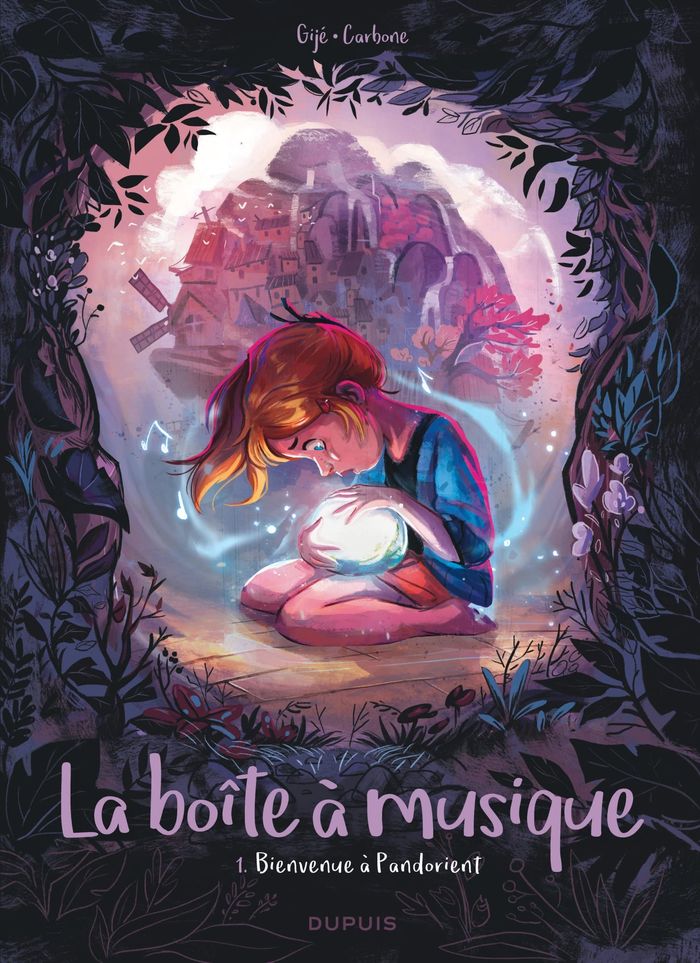 Couverture du livre « LA BOITE A MUSIQUE - TOME 1 - BIENVENUE A PANDORIENT » de Gije/carbone, librairie Les Contes Infusés à Corte