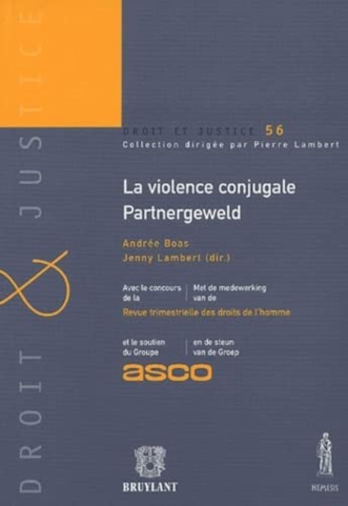 Couverture du livre « LA VIOLENCE CONJUGALE - SOUS LA DIRECTION DE ANDREE BOAS ET DE JENNY LAMBERT. » de Boas A. Lambert J., librairie Les Contes Infusés à Corte